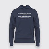Not Made of Sugar Spice - Sassy Quote Hoodie