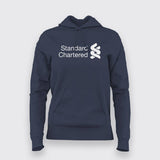 SCB - Standard Chartered Bank Logo  hoodie For Women