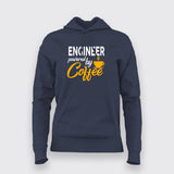 Engineer Powered By Coffee Hoodie - Caffeinate and Create