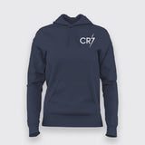 Cristiano Ronaldo CR7 Chest Logo T-shirt For Women