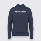Programmer approach with snacks hoodie For Women