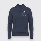 linux in the pocket Hoodies For Women