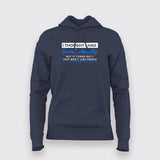I Thought I Had Social Anxiety But It Turns Out I Just Don't Like People Hoodies For Women Online India