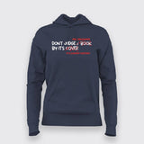 Don't Judge a Book ( Programmer ) By It's Cover ( Commit History) Funny Programming  Hoodies For Women