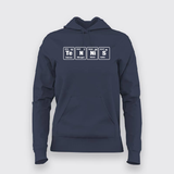 (Tennis) Periodic Elements Hoodies For Women