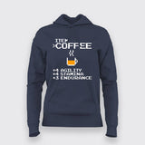 Item Coffee Agility Stamina Endurance  Hoodies For Women