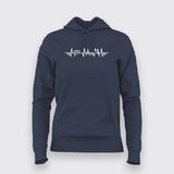 Architect Heartbeat Hoodies For Women Online India