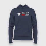 Yoga Now Wine Later Funny Hoodies For Women India