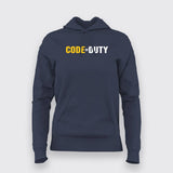 Code  Of Duty T-Shirt For Women