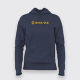 Binance Logo Hoodies For Women