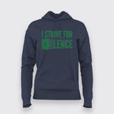 I Strive For Excellence - Motivational Hoodie