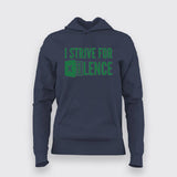 I Strive For Excellence Hoodies For Women