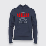 I'D Rather Chillax  Funny   Hoodie For Women