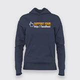 Support Your Local Host Networking Funny Hoodies For Women