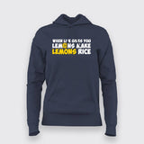 When Life Give You Lemons Make Lemon T-Shirt For Women