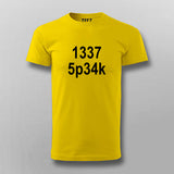 1337 Speak Programmer Coder Geek Nerd Hacker T-Shirt For Men