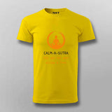 Calm-a-Sutra, The art of not giving a Fuck Funny T-shirt For Men