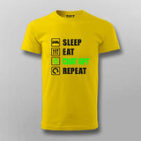 Sleep, Eat, ChatGPT, Repeat - Geek Tee