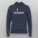 I Heart Backprop T-Shirt For Women