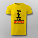 Yoga Is My SuperPower – Inspirational Men's Tee