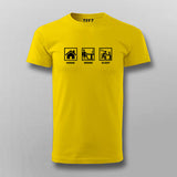 Home Work Sleep T-shirt For Men