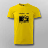 Freezing Time Super Power – Men's Photography Shirt