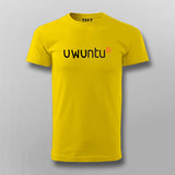 Uwuntu Logo T-shirt For Men Online India 