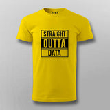 Straight Outta Data T-Shirt For Men