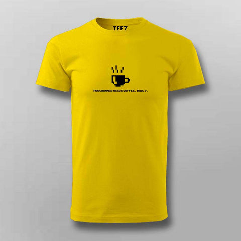 Programmer Needs Coffee, Badly t-shirt for men india