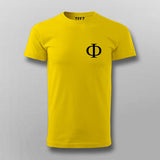 EF Cyrillic Logo Alphabet  T-shirt For Men