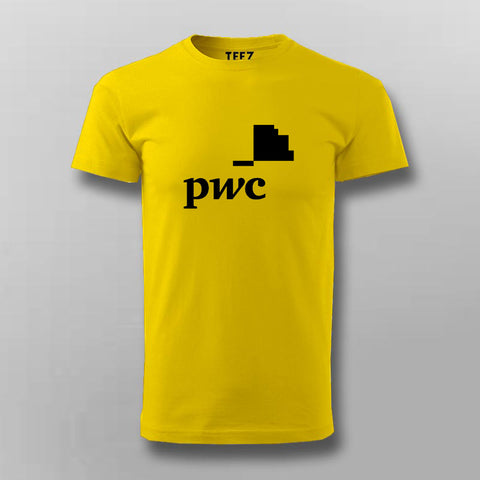 PWC  Price Waterhouse Coopers Logo T-shirt For Men Online
