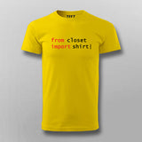 From Closet Import Tshirt Programming T-shirt For Men Online India 