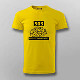 Programming-error T-Shirt For Men