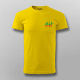 Candlestick Share Market Logo T-shirt For Men India