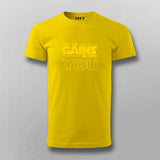 May The Gains Be With You: Fitness Fanatic Tee