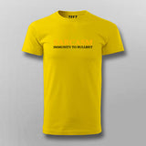 Sarcasm Immunity To Bullshit T-shirt For Men
