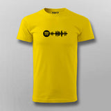 Music and Favourite Song - Spotify Music Tshirt for Men