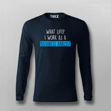 Data Business Analyst T-shirt For Men