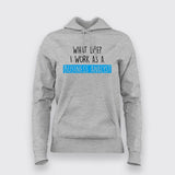 Data Business Analyst Hoodies For Women