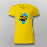 Lets Go Travel The World T-shirt For Women Online