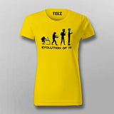 Evolution of Man Virtual Reality T-Shirt For Women Online India