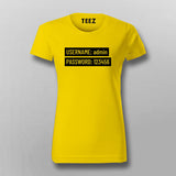 User Name and Password - Geek Chic Tee