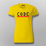 Code A Little Test A Lot ! T-Shirt For Women