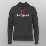 I Heart Backprop T-Shirt For Women
