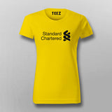 SCB - Standard Chartered Bank Logo  T-shirt For Women