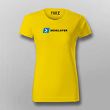 Powershell Developer Programmer T-shirt For Women Online India