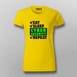Eat Sleep Cyber Security Repeat - Secure Style