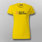 Indian Bank Logo t-shirt For Women