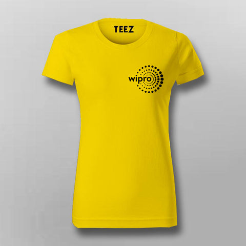 Wipro Chest Logo T-shirt For Women Online India 