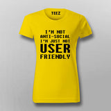 Proudly Anti-Social Geek Chic Tee